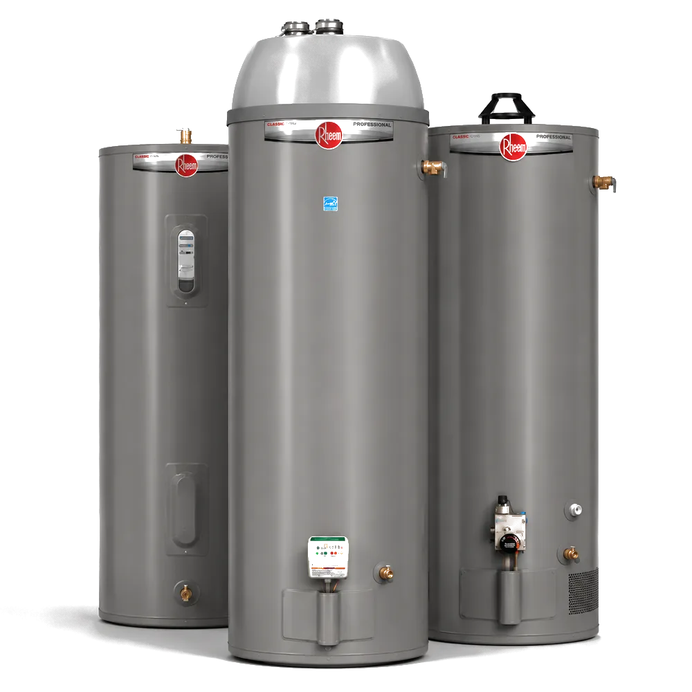 Rheem professional water heaters